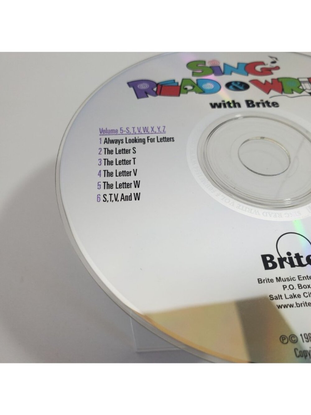Sing Read & Write With Brite CD Volume 5 S T V W X Y Z Janeen Brady - Picture 4 of 12